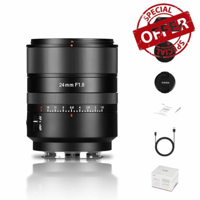 7artisans AutoFocus 24mm F1.8 Full Frame Lens