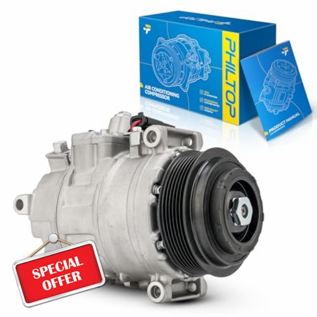 PHILTOP 168379 AC Compressor Compatible with GLE350
