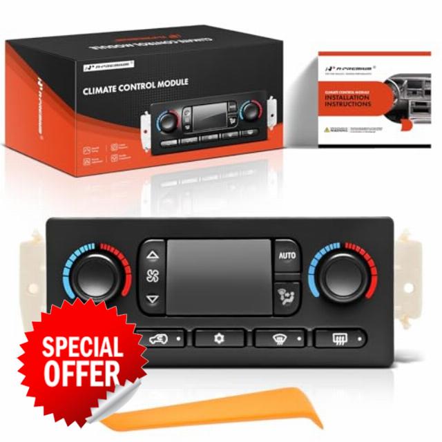 A-Premium Automatic Climate Control Module A/C & Heater Control Panel Compatible with Chevy