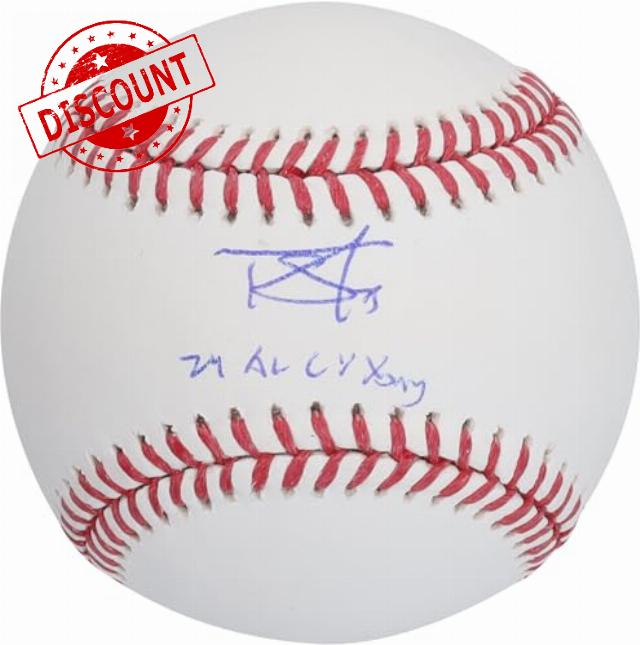 Tarik Skubal Detroit Tigers Autographed Baseball with "24 AL Cy Young" Inscription - Autographed Baseballs