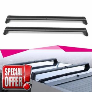 2Pcs Telescoping Roof Rack Cross Bars Crossbar for Tesla Cybertruck 2024，Roof Rack Cross Bar Heavy Duty Luggage Carrier for Cybertruck
