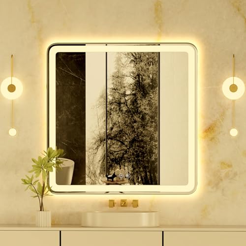 Stepless Dimmable Wall Mirrors with Anti-Fog
