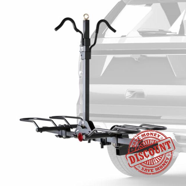 Rockland Foldable 2-Bike Rack with Lock