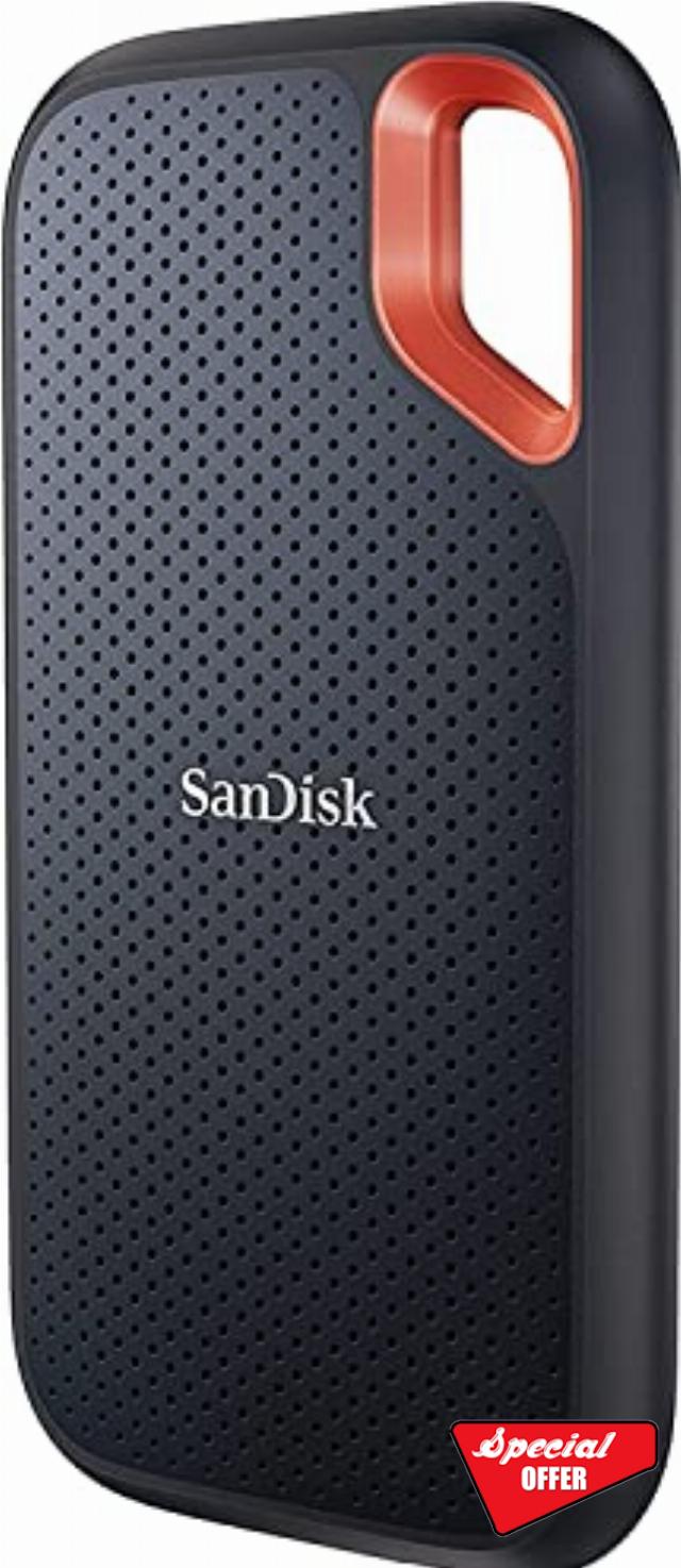 SanDisk 2TB Extreme Portable SSD - Up to 1050MB/s