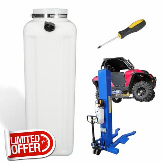 Oil Reservoir Tank with Clamp & Wrench Tool Fit for DURO Power Units