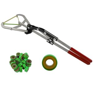 Extra Large Castration Bander with 24Pcs Bands Rings for Castrating Cattle Sheep Goat and Big Livestock