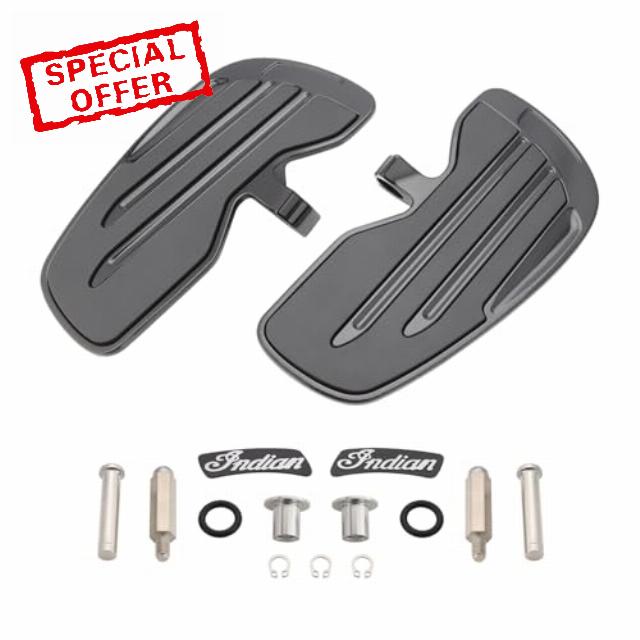 Driver Floorboards Footboards for Indian Scout Sixty Bobber 2015-2021 | Replace Part Number: 2883056-659 (Black)