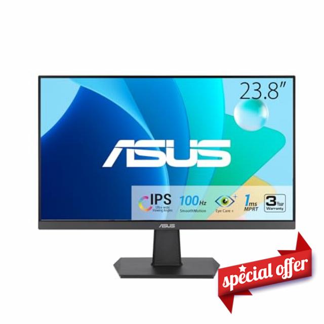 ASUS 24” (23.8-inch viewable) 1080P Eye Care Monitor (VA24EHF) - IPS