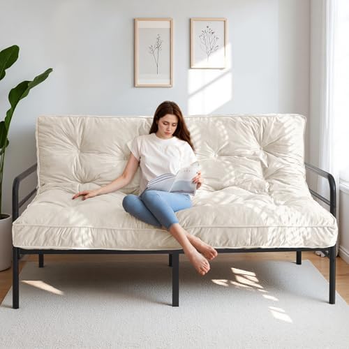 Velvet Thick Futons Couch Bed