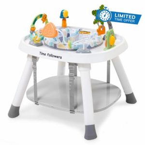 Time Followers® Baby Activity Center | 3-Stage 4Modes Standing Play Table | Baby Essential