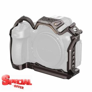 SmallRig Night Eagle Z5II Cage for Nikon Z5 / Z6 / Z6II / Z7 / Z7II，Aluminum Alloy Camera Full Cage with Cold Shoe and NATO Rail