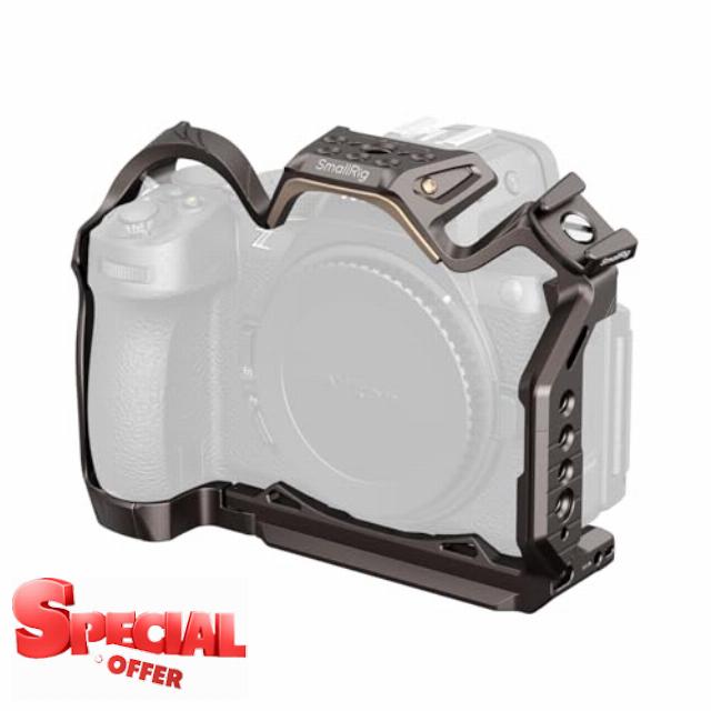 SmallRig Night Eagle Z5II Cage for Nikon Z5 / Z6 / Z6II / Z7 / Z7II,Aluminum Alloy Camera Full Cage with Cold Shoe and NATO Rail