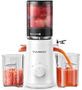 Juicer Machines, TUUMIIST Cold Press Juicer with 5.3