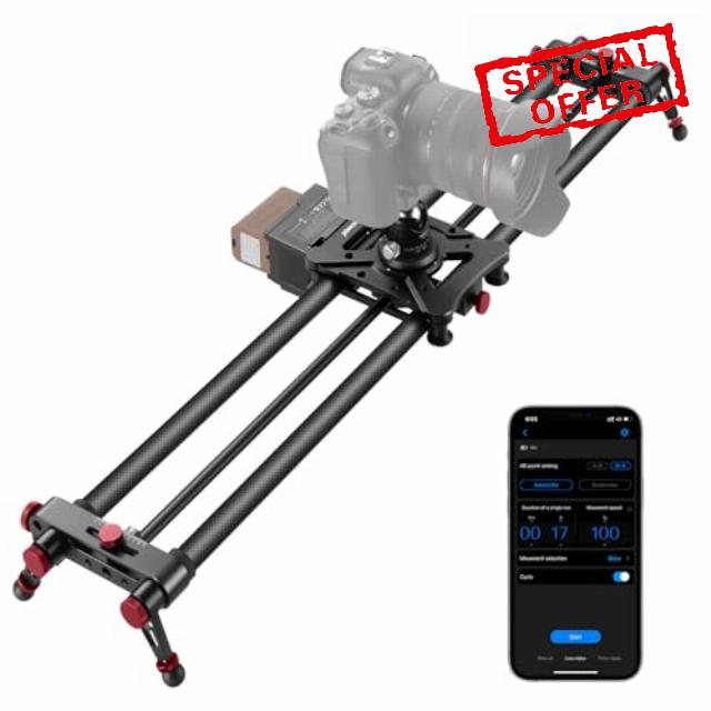 NEEWER 31.5"/80cm Motorized Camera Slider
