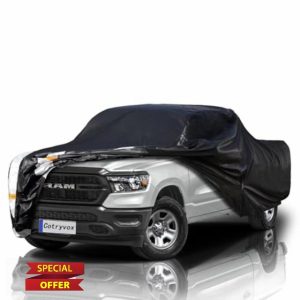 Dodge Ram 1500 Truck Cover Custom Fit 2009-2025 Crew Cab SB (5.75') with Door Zipper