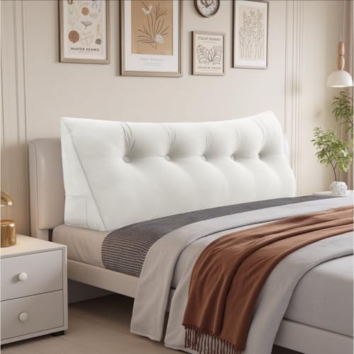 Queen Bed Wedge Pillow for Headboard