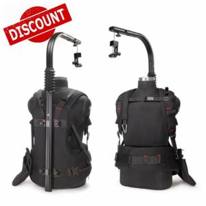 FLYCAM Flowline 750N Professional Ergonomic Camera Support Vest. Supports Payloads 15-19kg (33-42lb). Includes 18.5" Top Bar with 5" Arm Extension. Minimum Weight Required 15kg/33lb