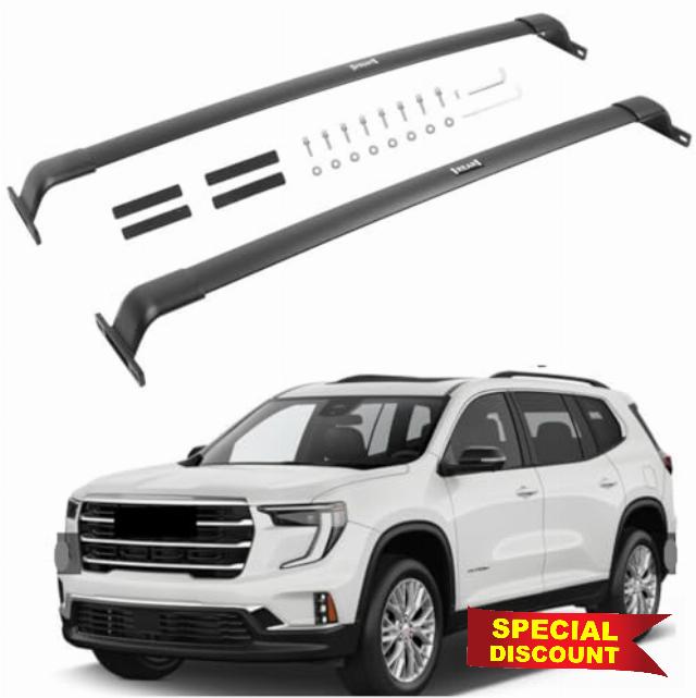 Upgraded Duty 220lbs Cargo Racks for 2024 2025 GMC Acadia Roof Rack Cross Bars Rail Luggage Carrier Accessories