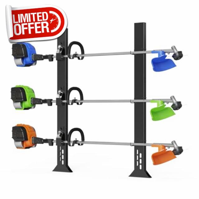 Weed Eater Racks for Open Trailer