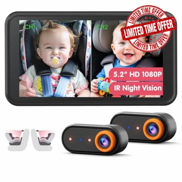 BM2 PRO Dual Baby Car Camera