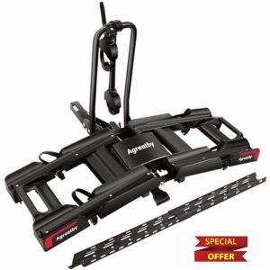 2-Bike Hitch Bike Rack with Ramp - Fat Tire Bike Rack Hitch