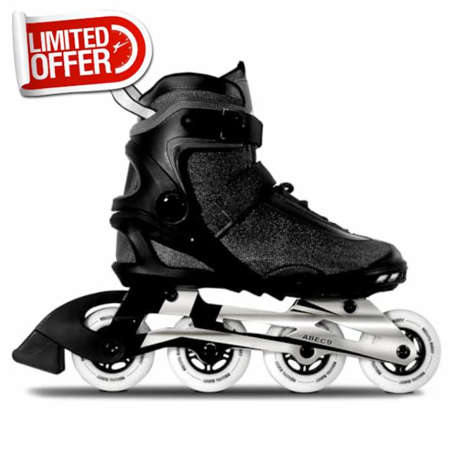 Inline Skates PRO for Adult Women - ABEC-9 Bearing with Breathable Lining for Male Female
