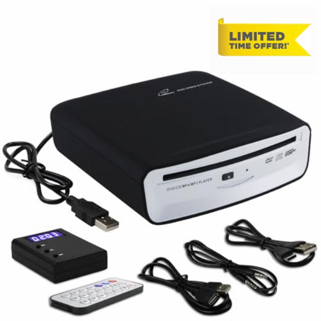 Portable CD Player for Car - Universal USB External CD Player for Car
