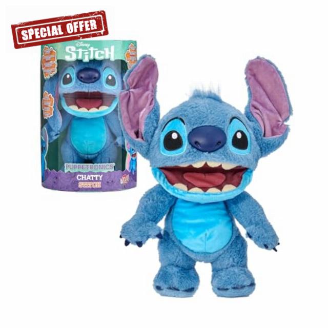 Disney Real FX Chatty Puppetronic Lilo & Stitch Plush Animal