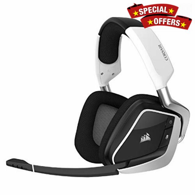 Corsair VOID RGB ELITE Wireless Gaming Headset - 7.1 Surround Sound - Discord Certified - iCUE Compatible - PC