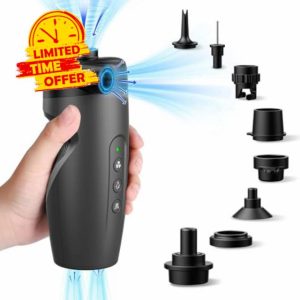 Portable 20PSI Rechargeable Air Pump with 3000mAh Battery