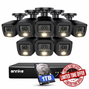 ANNKE 3K Lite Security Camera System Outdoor with AI Human/Vehicle Detection