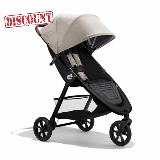 Baby Jogger City Mini GT3 All Terrain Stroller with Forever Air Rubber Tires and All Wheel Suspension with Magnetic Buckle and No-Rethread Harness
