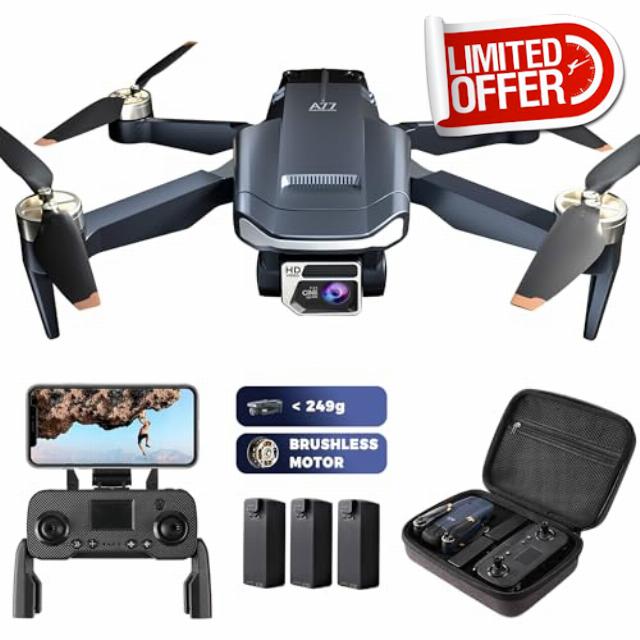 2650 ft Long Range Super Enduring Brushless Motor Drone with 84 Mins Super Long Flight Time