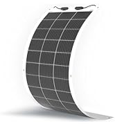 Renogy Solar Panel 100W 12V Lightweight Ultra Flexible Black Division Monocrystalline Bendable Mo...