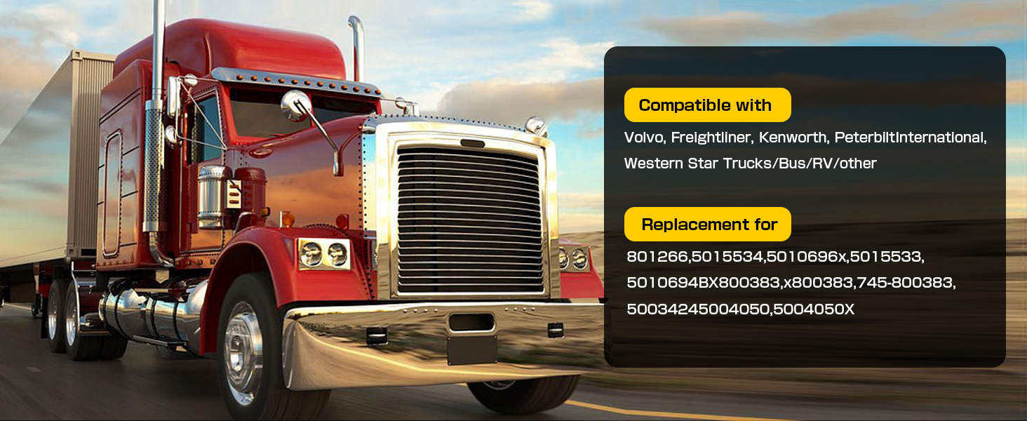 Air Dryer Compatible with Volvo Freightliner Kenworth Peterbilt Columbia