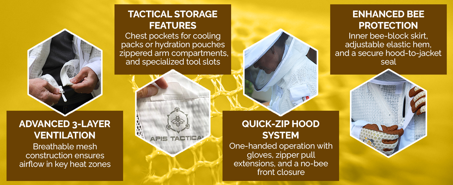 bee keeping supplies bee protective gear beekeeper jacket vented bee jacket