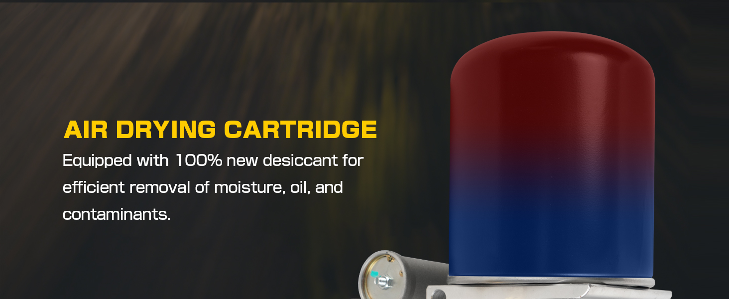 Air Dryer Compatible with Volvo Freightliner Kenworth Peterbilt Columbia