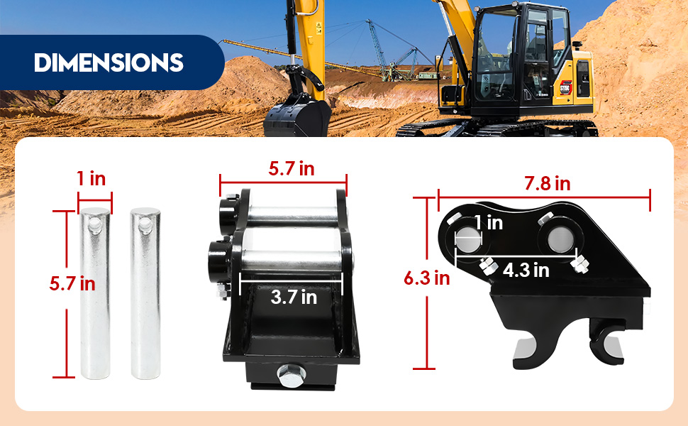 mini excavator quick coupler