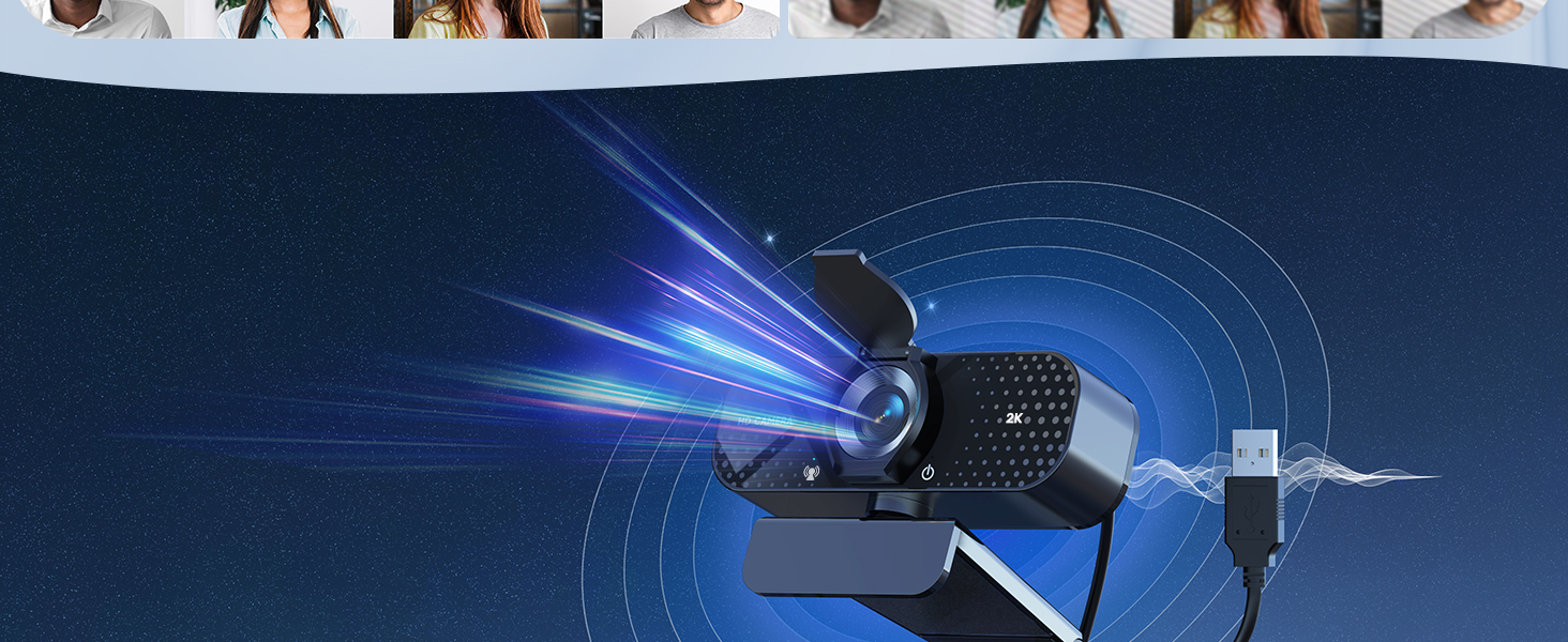 Full HD 2K Webcam