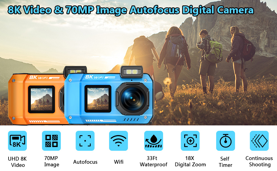 Underwater digital camera