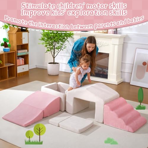 Foam Climbing Blocks with Ball Pit