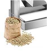Huanyu Coffee Bean Roaster Drum Type Adjuatable Rpm for Gas Burner and Other Heating Source Stain...