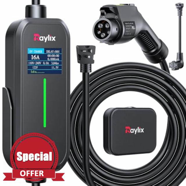 2025 Upgraded Level 1&2 Portable EV Charger