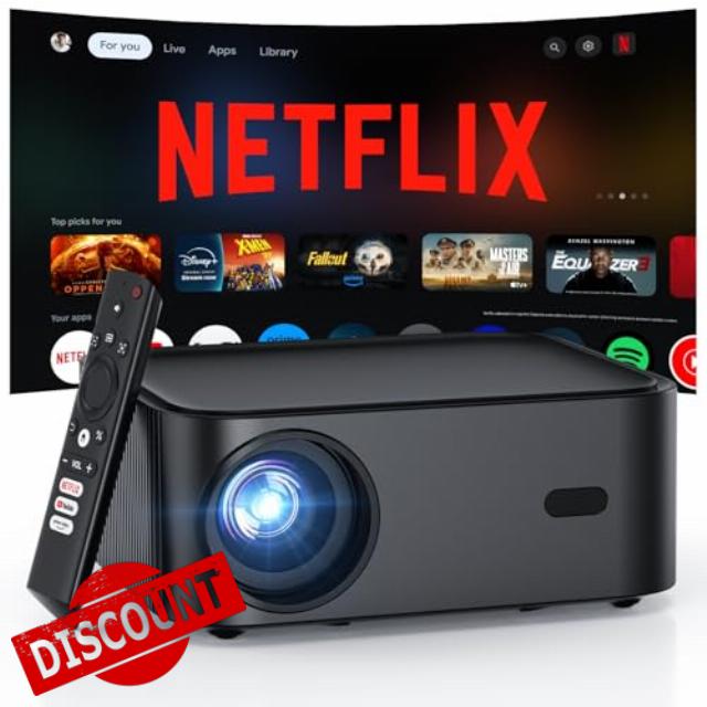 Official Licensed Netflix Smart Projector