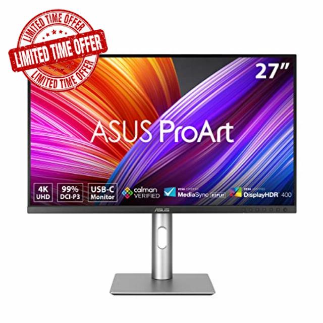 ASUS ProArt Display 27” 4K HDR Professional Monitor (PA279CRV) - IPS