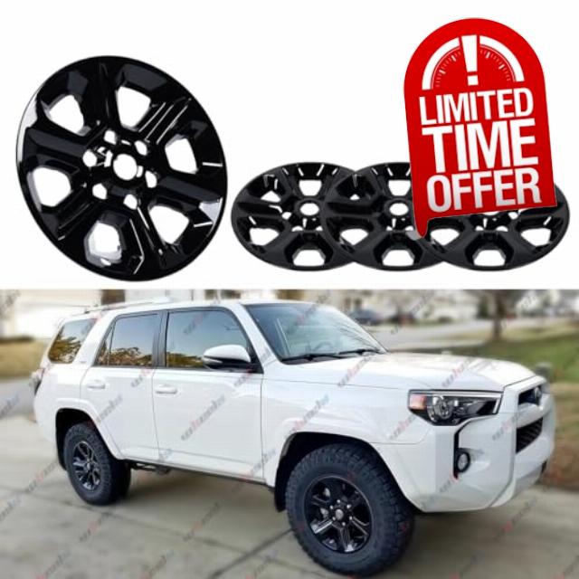 17 inch Hubcap Wheel Skin Covers Compatible with 2014-2024 Toyota 4Runner SR5