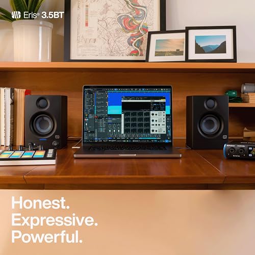 Pair — 3.5" Inch Powered Bookshelf Speakers
