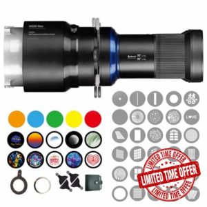 MG06 Max Bowens Mount Optical Snoot with 40 Gobos