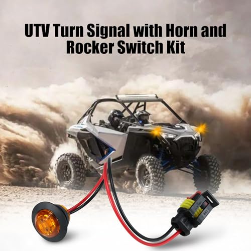 Amber LED Blinker Kit Compatible with Polaris