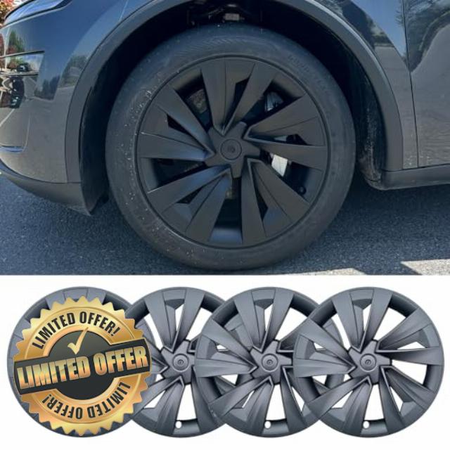 2025 Tesla Model Y Juniper Wheel Covers 19 Inch - Sport Style Aerodynamic Design